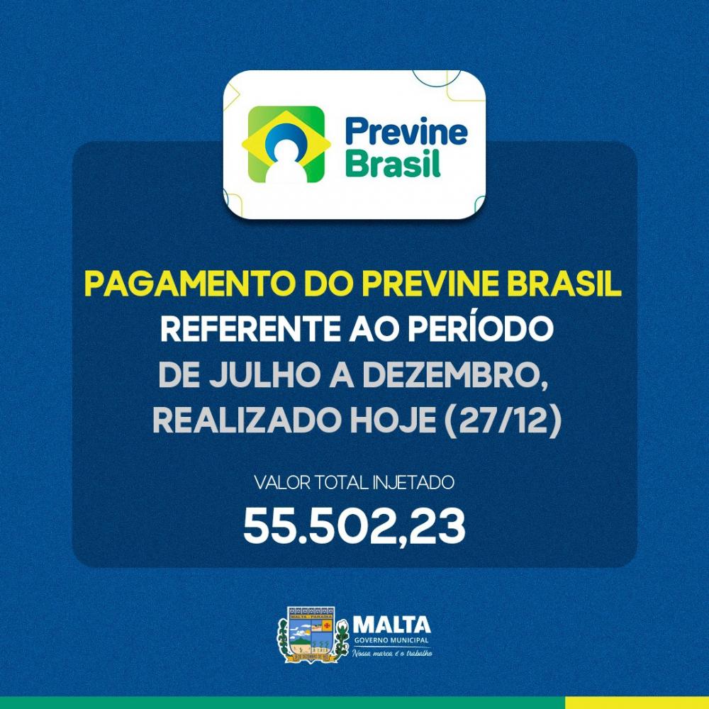 PREFEITURA DE MALTA REALIZA REPASSE DO PAGAMENTO DE BONIFICAÇÃO DO PREVINE BRASIL AOS PROFISSIONAIS DE SAÚDE DO MUNICÍPIO