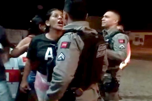 Vídeo: Ocorrência policial termina em confusão generalizada, no sertão da Paraíba