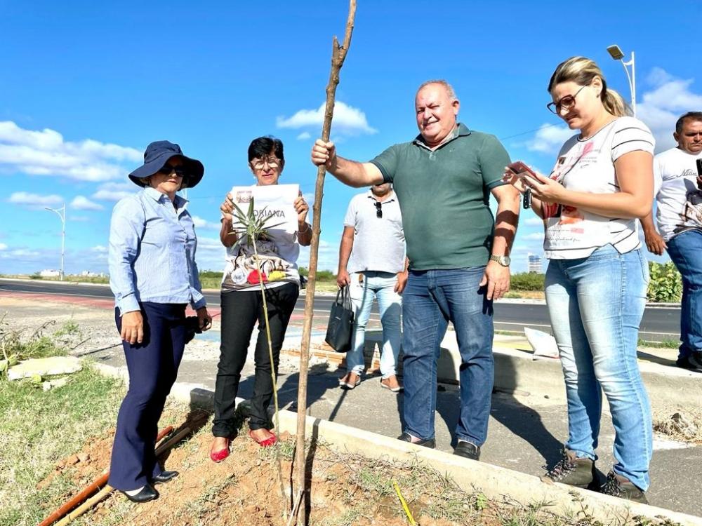 Projeto de Arborização homenageia filhos das “Mães de Pietá”, na Alça Sudeste, em Patos
