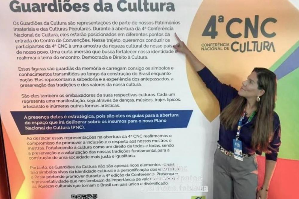 Patos está entre as delegações que participam da 4ª Conferência Nacional de Cultura, em Brasília