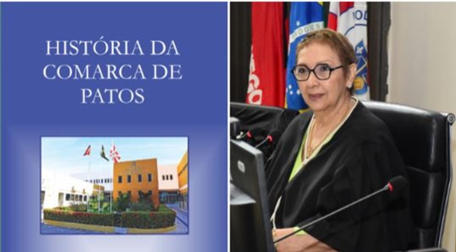 TJPB lança na terça-feira o livro “História da Comarca de Patos”, de autoria da desembargadora Graça Morais