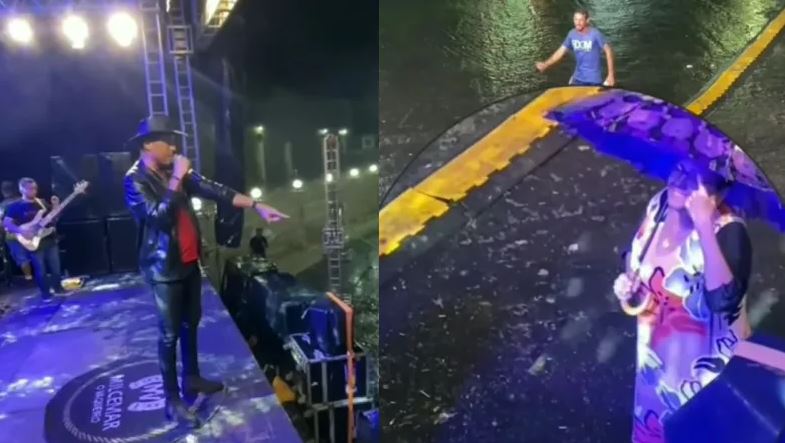 Paraibano faz show apenas com os pais na plateia e ganha apoio de Wesley Safadão
