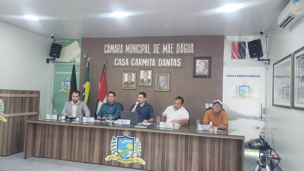 Câmara de Mãe D´água realizou sua terceira sessão ordinária na manhã desta terça-feira, 19 de março 