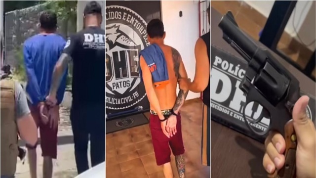 Polícia prende suspeito da morte de Bino no Bastião em Patos; ele confessa outro assassinato