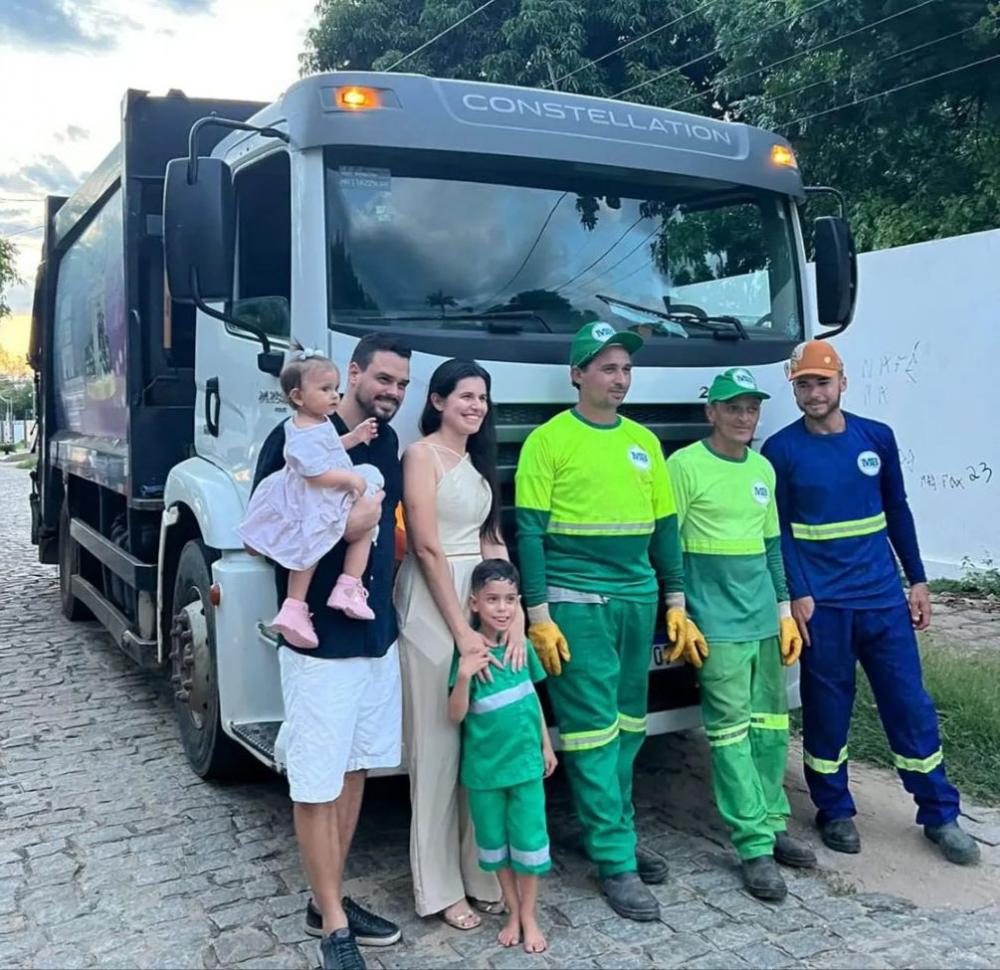 Garotinho de 5 anos faz festa de aniversário com tema “Garis” em Patos