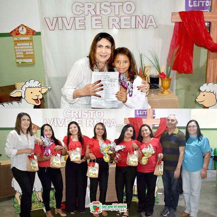 Prefeitura de São José do Bonfim distribui ovos de Páscoa aos alunos das escolas municipais