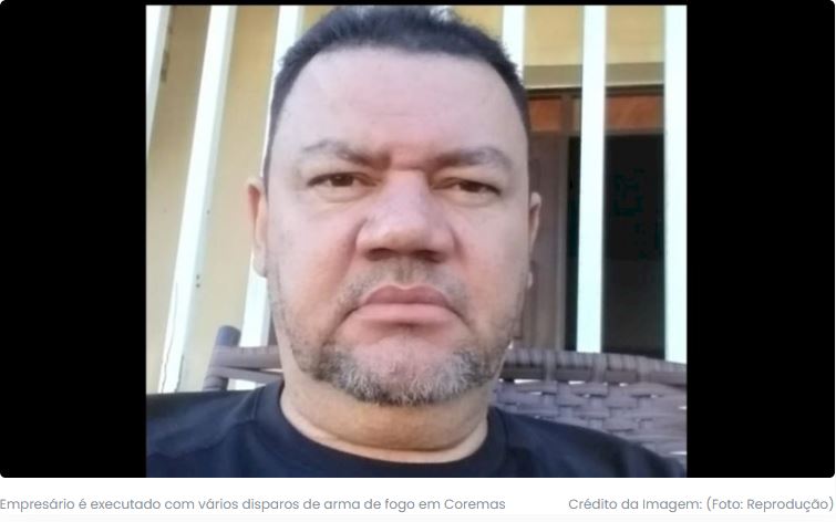 Empresário é morto a tiros no próprio estabelecimento em Coremas 