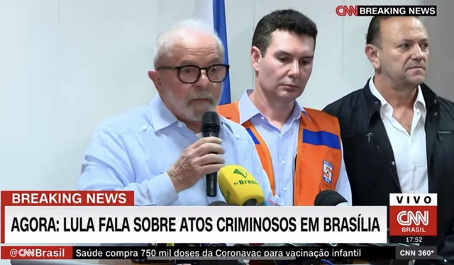Lula decreta intervenção federal no DF após invasão bolsonarista em Brasília 
