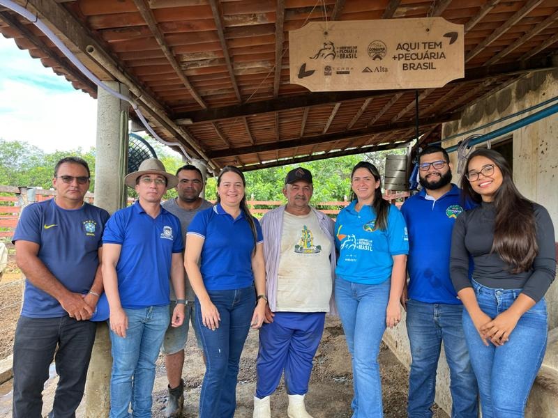 Coordenadores do Programa Mais Pecuária Brasil visitam produtores rurais do município de Patos
