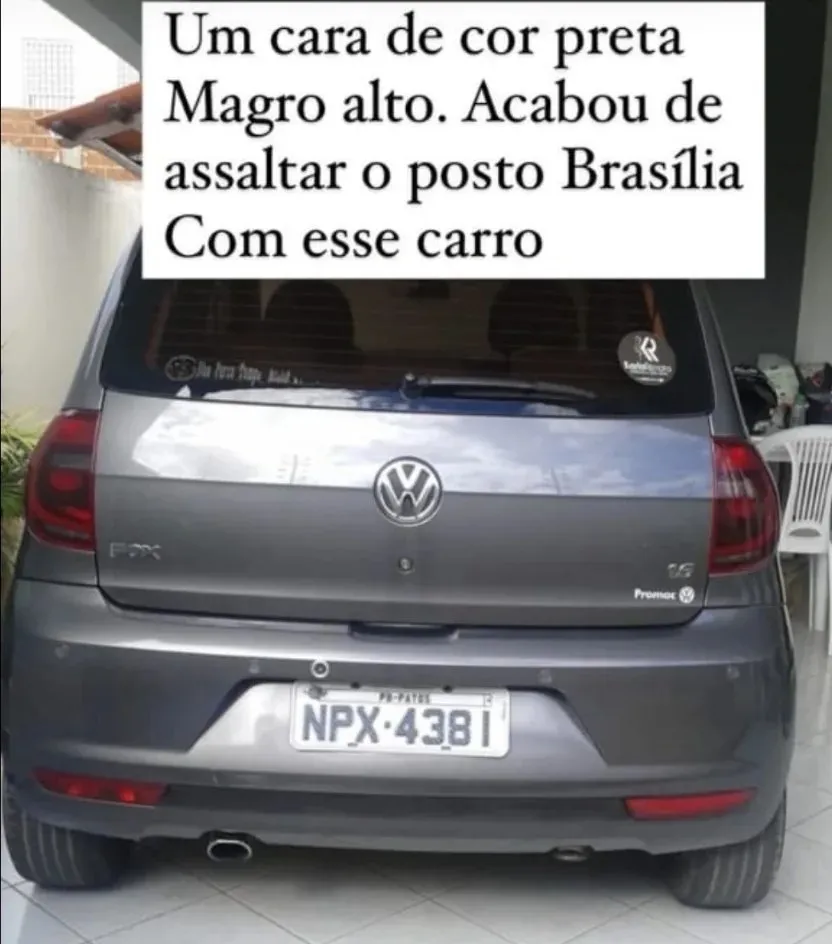 Em Patos, Oficial de justiça tem carro tomado em assalto e em seguida o veículo foi usado para cometer assalto em posto de combustível 