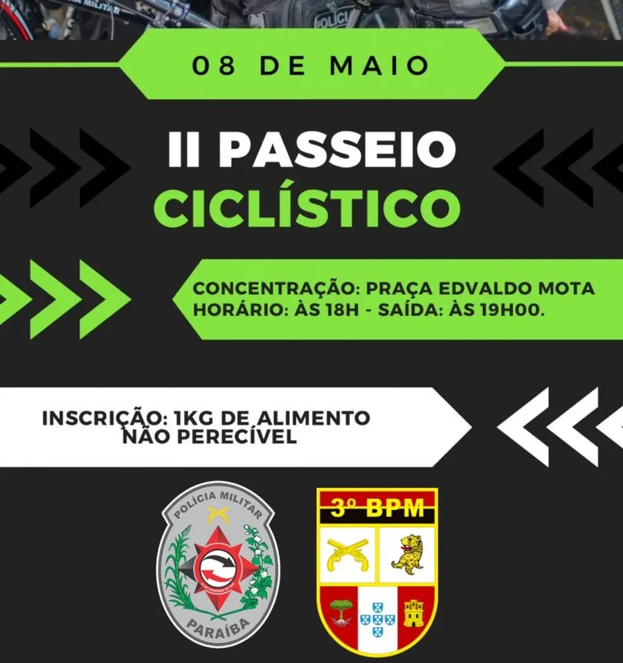 3º BPM realiza Pedal Urbano na programação de aniversário da instituição