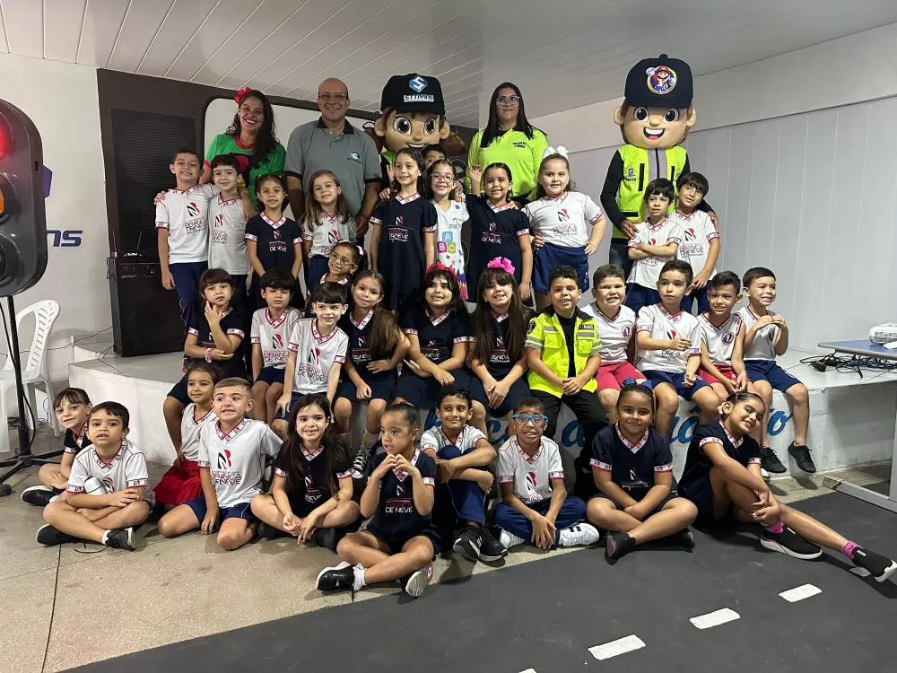 Maio Amarelo: Escola Pública de Trânsito realiza palestra sobre normas e segurança no trânsito para crianças