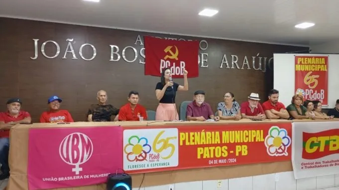 PCdoB realiza plenária em Patos e discute eleições 2024 