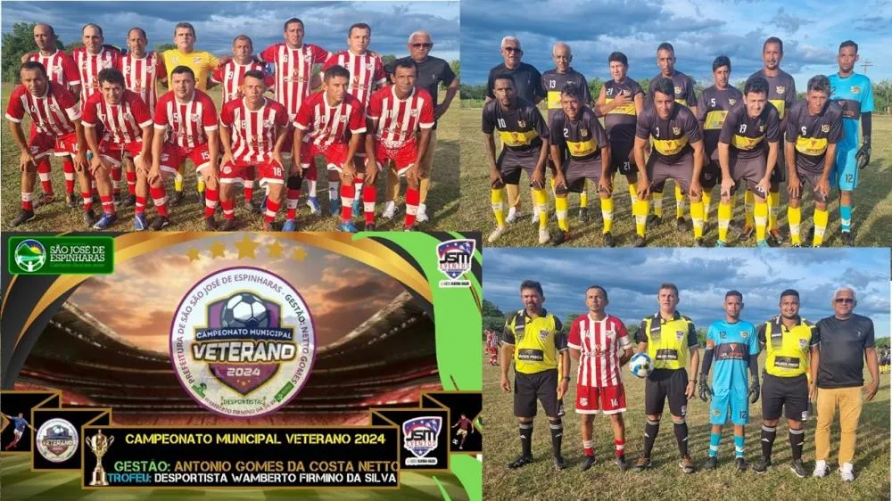 Uma tarde Inesquecível: Emoção e Homenagem Marcam Abertura do Campeonato Municipal de Futebol Veterano 2024 em São José de Espinharas