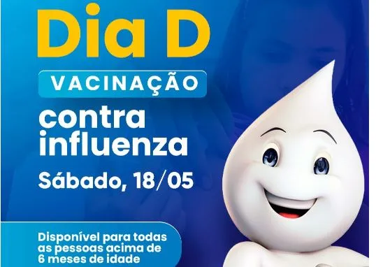 Patos realiza Dia D de Vacinação Contra Gripe neste sábado (18). Confira os locais