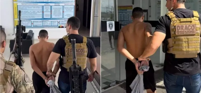 Líder de organização criminosa de Teixeira é preso em João Pessoa por policiais da DRACO e GOE