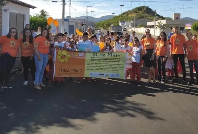 Caminhada em Cacimba de Areia alerta para os cuidados contra o abuso sexual de Crianças e Adolescentes