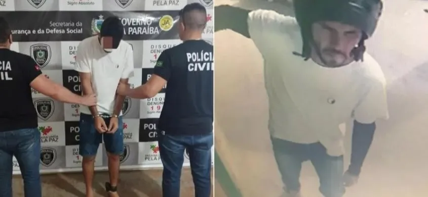 Polícia Civil prende em flagrante suspeito de assaltar farmácia em Patos 
