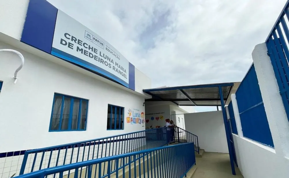 Prefeitura de Patos inaugura nova e moderna creche municipal com capacidade para receber 100 crianças