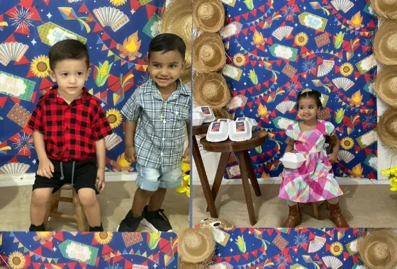 Festejos Juninos no Criança Feliz de Cacimba de Areia