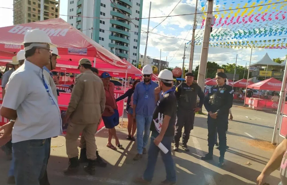Terreiro do Forró recebe órgãos de fiscalização e segurança para inspeção das instalações e estrutura para o São João da Gente