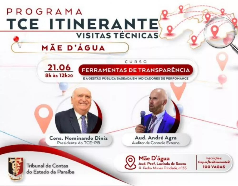 Presidente do TCE – PB realiza visita ao município e será homenageado com Título de Cidadão 