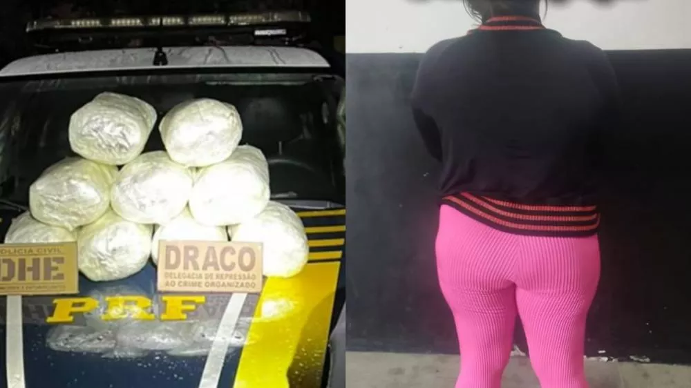 VÍDEO: Mulher é presa com grande quantidade de drogas avaliada em R$ 300.000,00 REAIS 