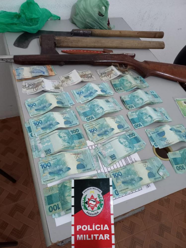 POLÍCIA MILITAR PRENDE HOMEM POR AMEAÇA E POSSE ILEGAL DE ARMA NO JUNCO DO SERIDÓ-PB