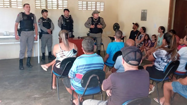 Polícia Militar realiza visitas em associações de produtores rurais de Teixeira e Maturéia 