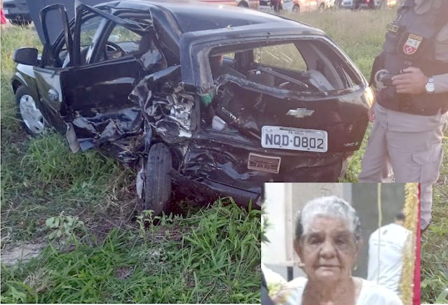 Idosa morre após grave acidente envolvendo dois veículos na BR-230