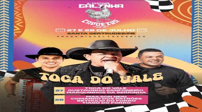 2º Festival da Galinha de Capoeira acontece no próximo final de semana no Distrito de Santa Gertrudes, em Patos