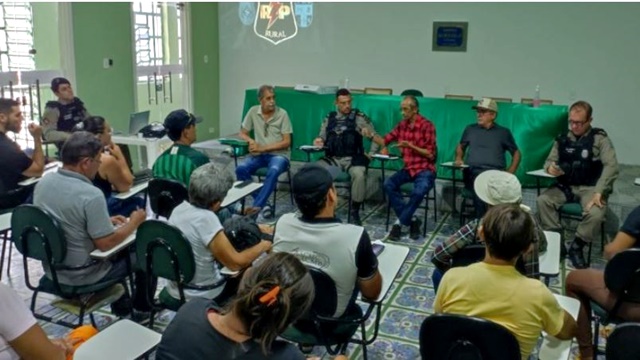 Segurança em comunidades é discutida durante encontro com PM e Sindicato Rural de Patos