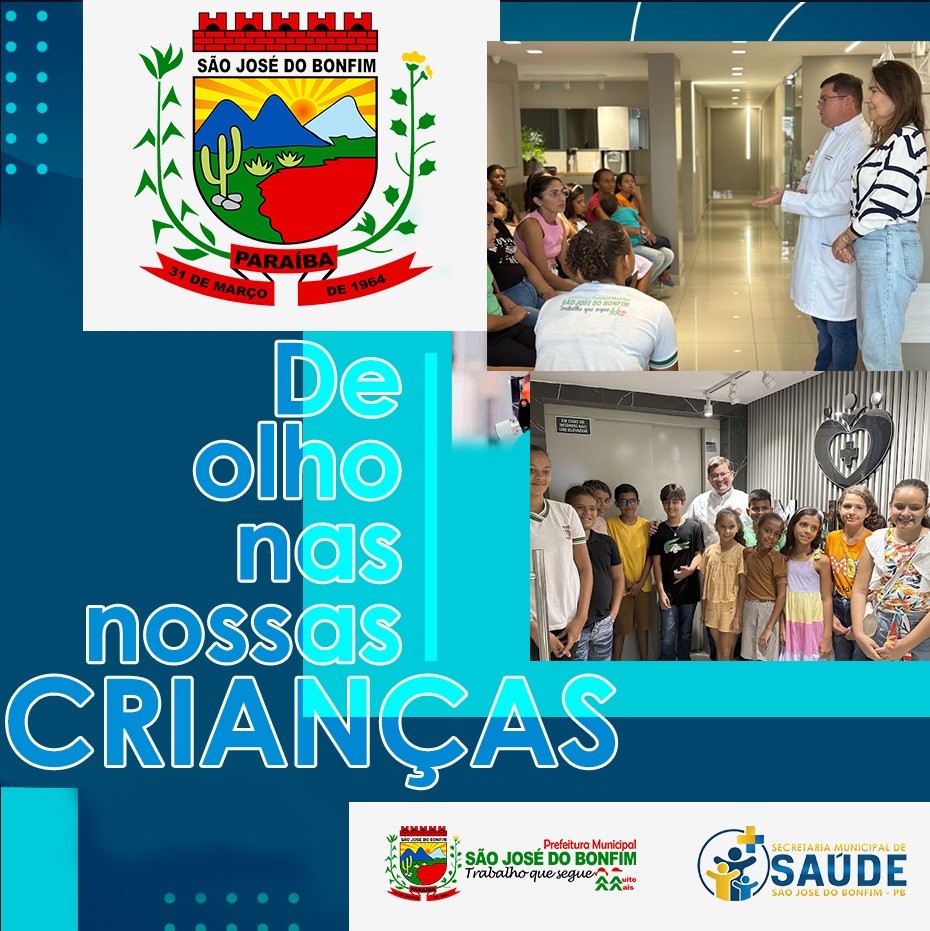 Em São José do Bonfim, o PSE (programa saúde na escola) contempla alunos da rede municipal de ensino com exames oftalmológicos.
