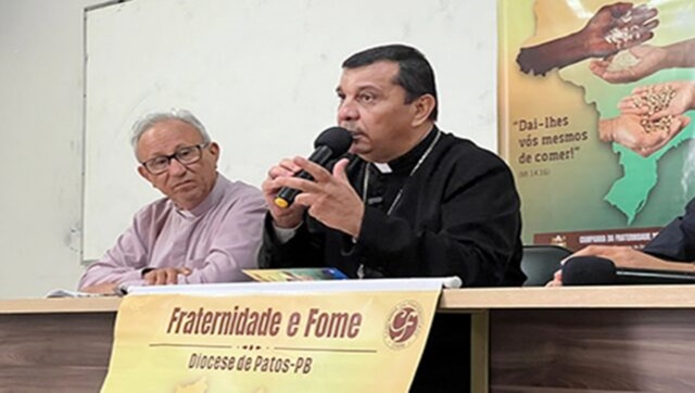 Diocese apresenta temática abordada pela Campanha da Fraternidade sobre a fome no Brasil durante coletiva de imprensa