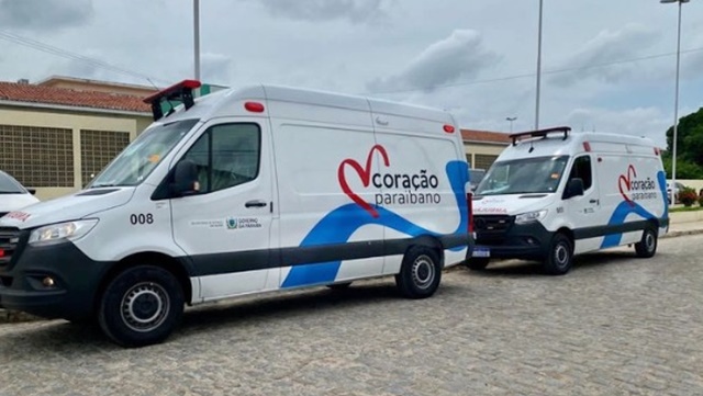 Governo entrega ambulâncias que integrarão o ‘Coração Paraibano’
