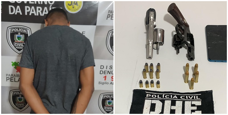 Em menos de 12 horas a delegacia de Homicídios e Entorpecentes de Patos, prende suspeito de homicídio