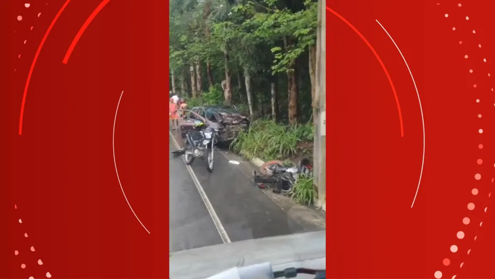 Homem morre após perder controle de motocicleta e colidir com carro, na PB