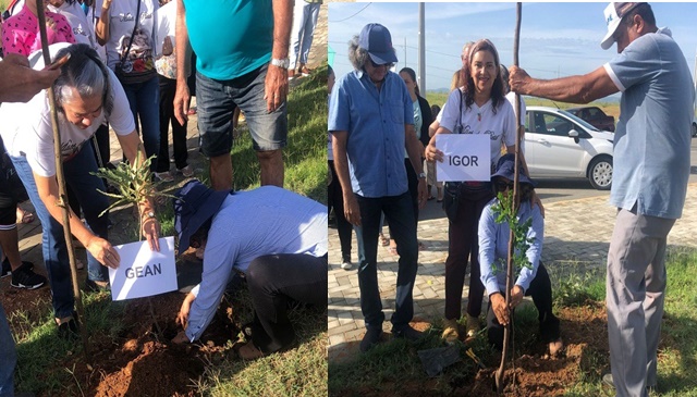 Mais 30 mudas são plantadas na Alça Sudeste em homenagem aos filhos das “Mães de Pietá”