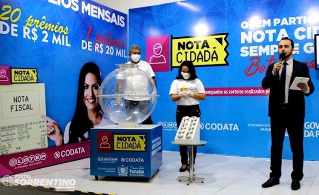 Nota Cidadã divulga os 31 ganhadores do sorteio do mês de fevereiro 