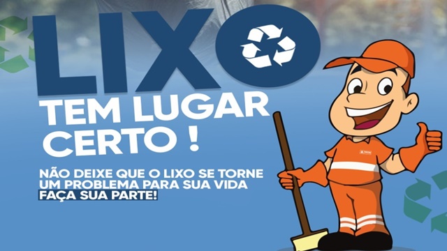Prefeitura de Patos reforça pedido sobre descarte regular de lixo. Confira cronograma da coleta