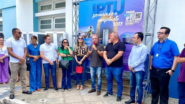 Prefeito de Patos lança campanha do IPTU 2023 com sorteio de dezoito 18 prêmios para os contribuintes