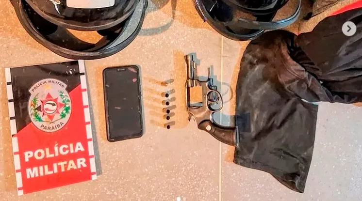 Polícia Militar intercepta dupla de assaltantes na divisa entre a Paraíba e o Ceará