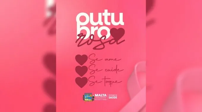 Prefeitura de Malta – Outubro Rosa: Cuidar de si é um ato de amor!