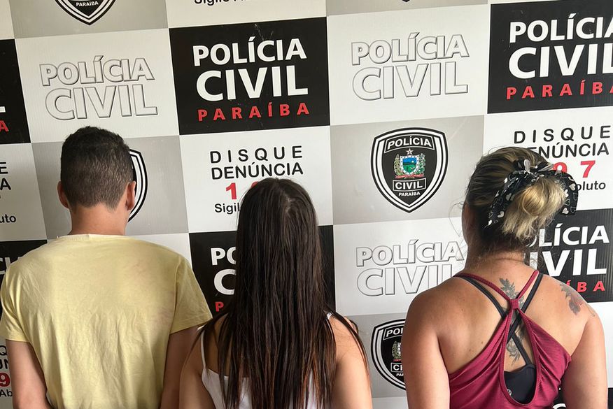 Polícia prende, em João Pessoa, trio que chefiava tráfico de drogas e armas no Sertão