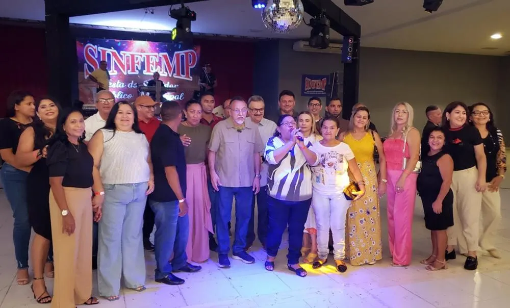 Festa do SINFEMP reúne centenas de servidores no Coliseu Hall em Patos