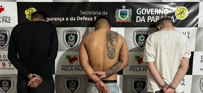 VÍDEO: DHE Patos prende três envolvidos no assassinato de menina de 5 anos