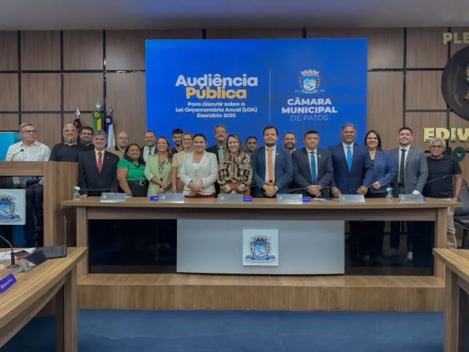 Prefeitura de Patos participa de audiência pública que discute Projeto de Lei Orçamentária Anual para 2025