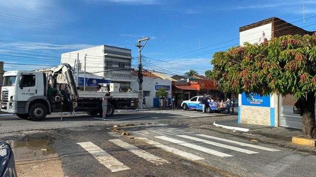 Sttrans de Patos comunica que os semáforos implantados nas ruas Lima Campos e Pedro Benedito já estão funcionando