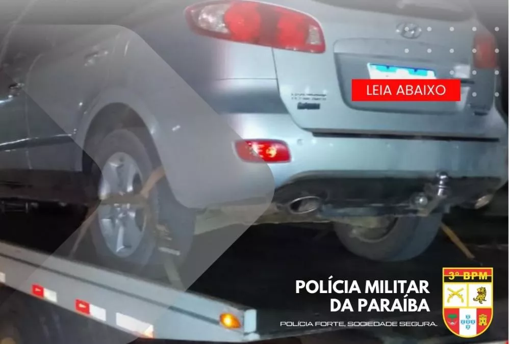 Polícia Militar recupera veículo furtado em ação no Junco do Seridó