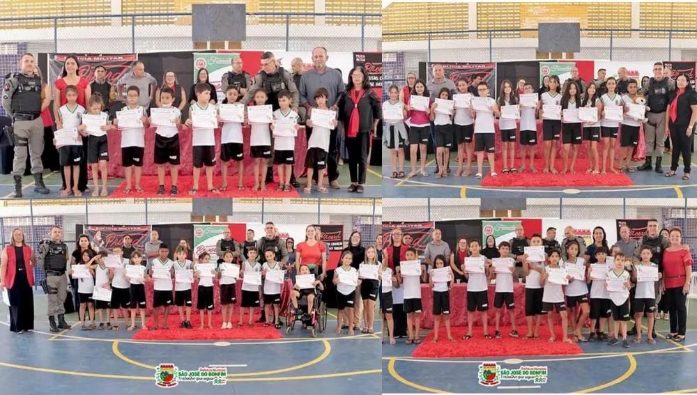 Solenidade de Formação do PROERD é realizada em parceria entre a Prefeitura de São José do Bonfim e PM da Paraíba